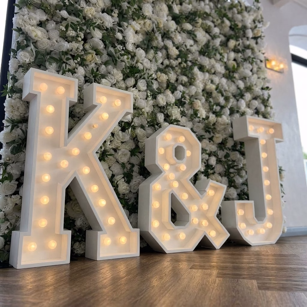 Light Up Letters INITIALS in lights 4ft - Image 2